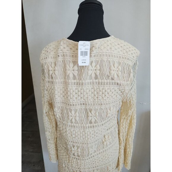 Long Sleeve lace mini Indigo Soul L - Picture 3 of 5